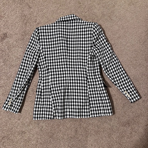 NWT Zara Houndstooth Blazer - Picture 2 of 6